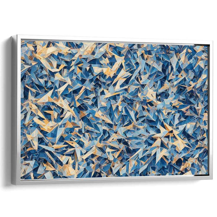 Blue Cubism Stars #113