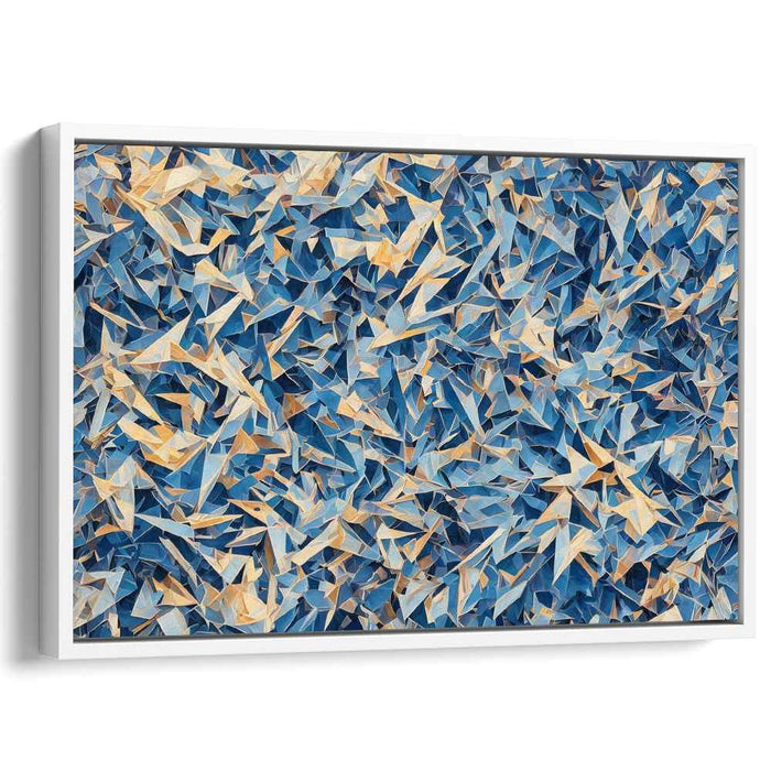 Blue Cubism Stars #113