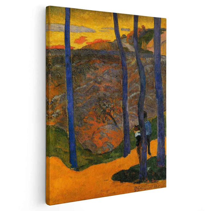 Blue trees (1888) by Paul Gauguin