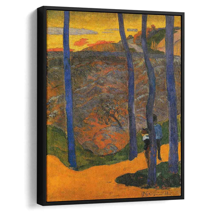 Blue trees (1888) by Paul Gauguin