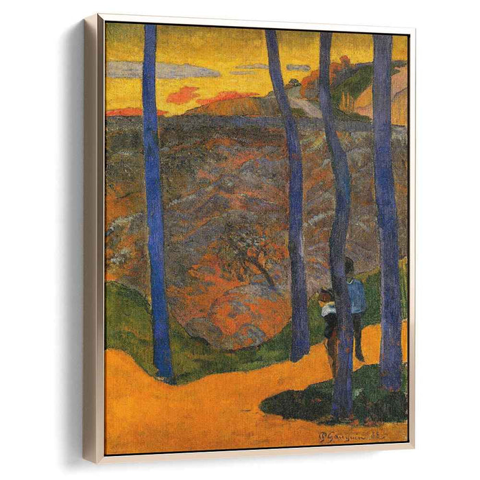 Blue trees (1888) by Paul Gauguin