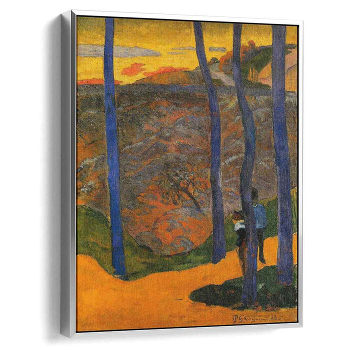 Blue trees (1888) by Paul Gauguin