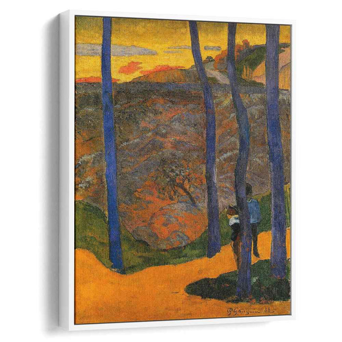 Blue trees (1888) by Paul Gauguin