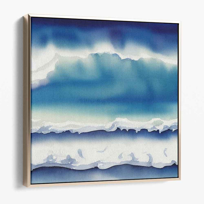 Blue Watercolor Ocean #005