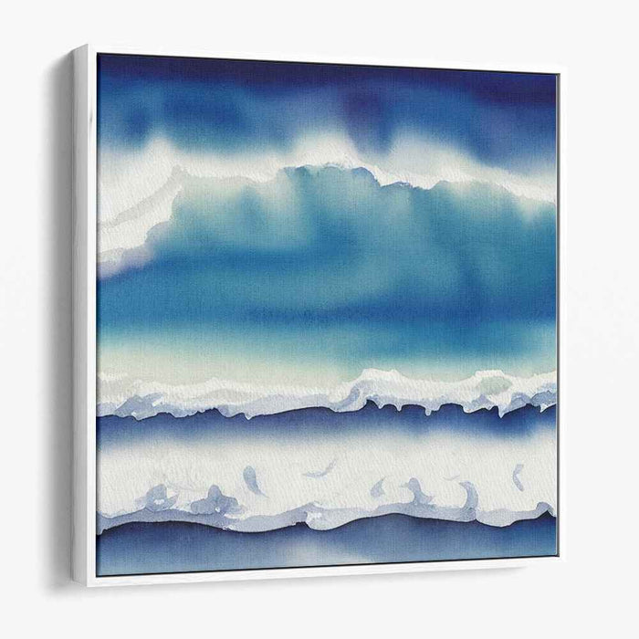 Blue Watercolor Ocean #005