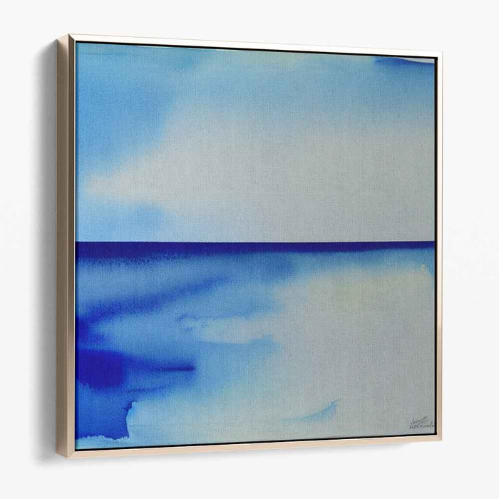 Blue Watercolor Sea #007