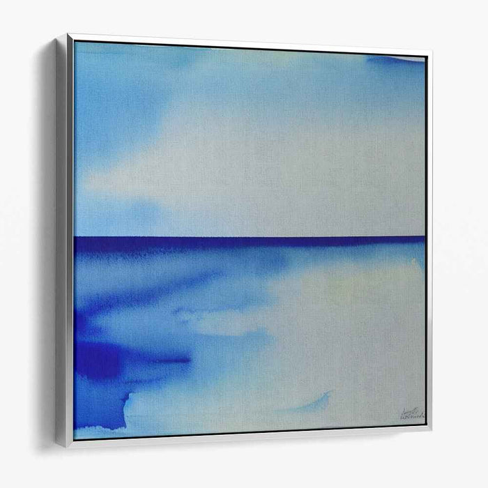 Blue Watercolor Sea #007