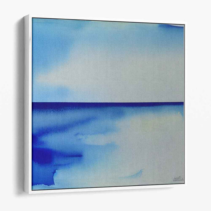 Blue Watercolor Sea #007