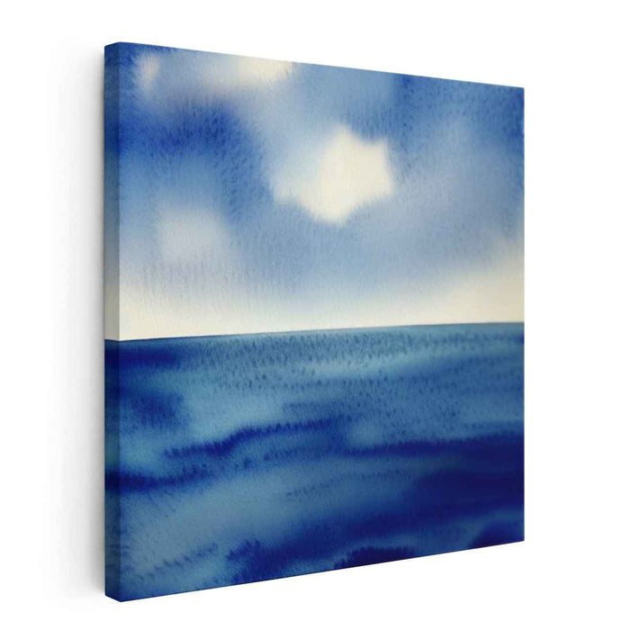 Blue Watercolor Sea #013