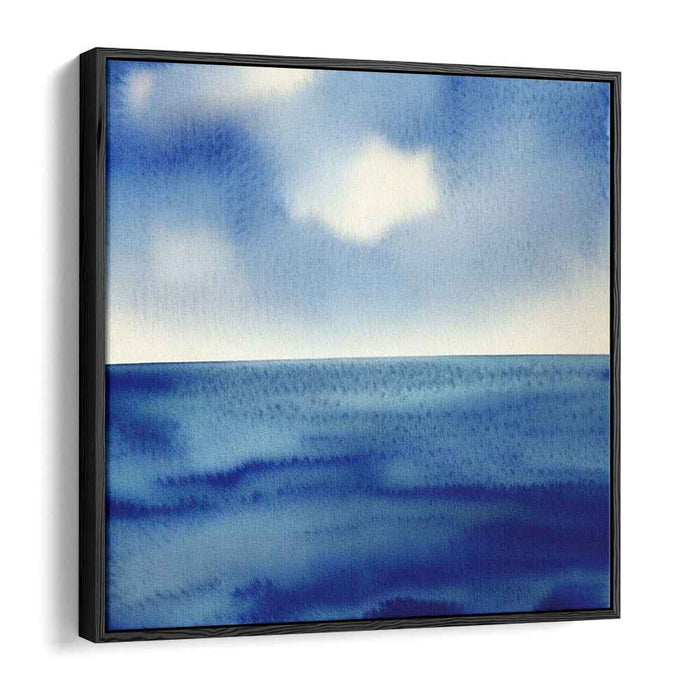 Blue Watercolor Sea #013