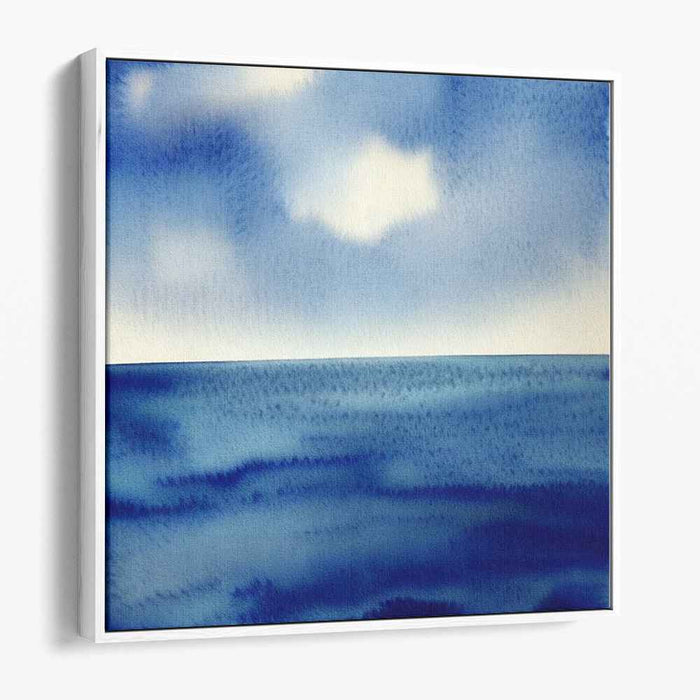 Blue Watercolor Sea #013
