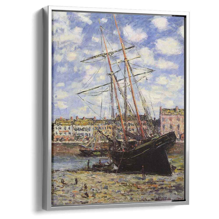 Boat at Low Tide at Fecamp (1881) by Claude Monet