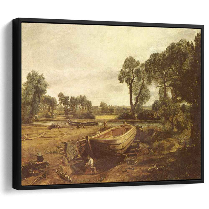 Boat Building (1815) by John Constable