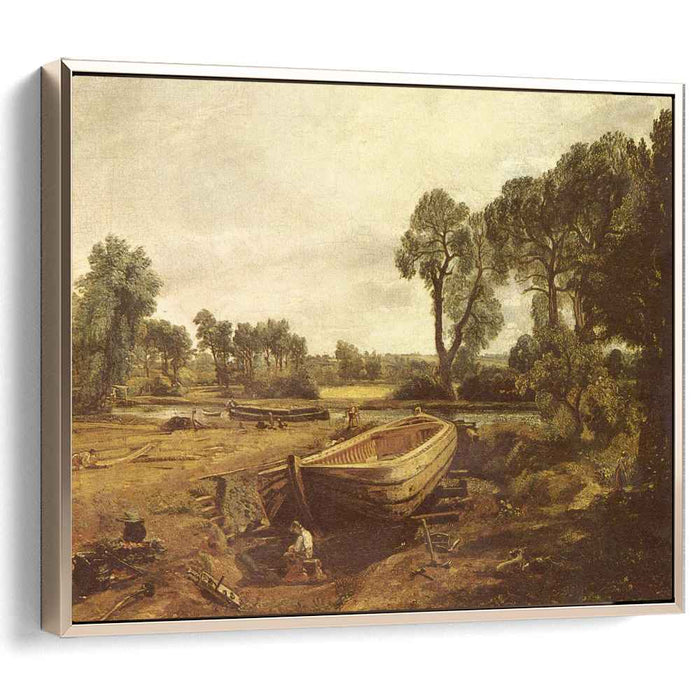 Boat Building (1815) by John Constable