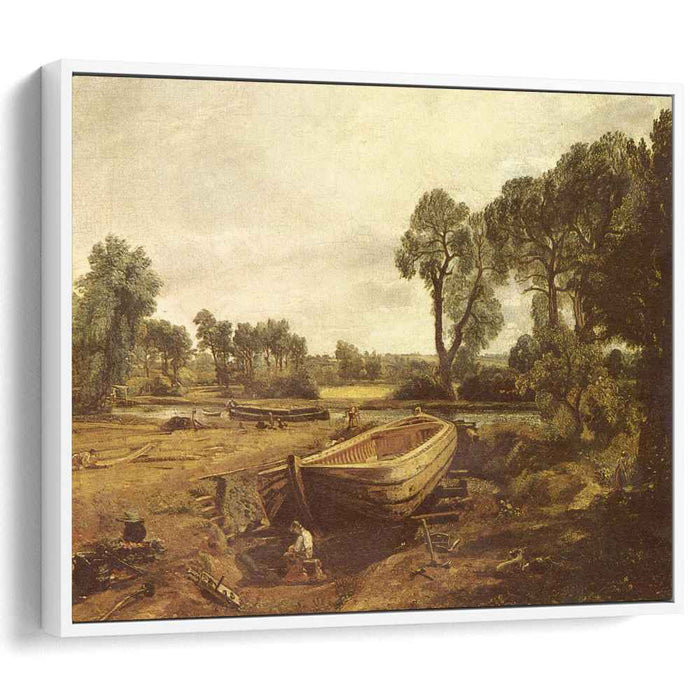 Boat Building (1815) by John Constable