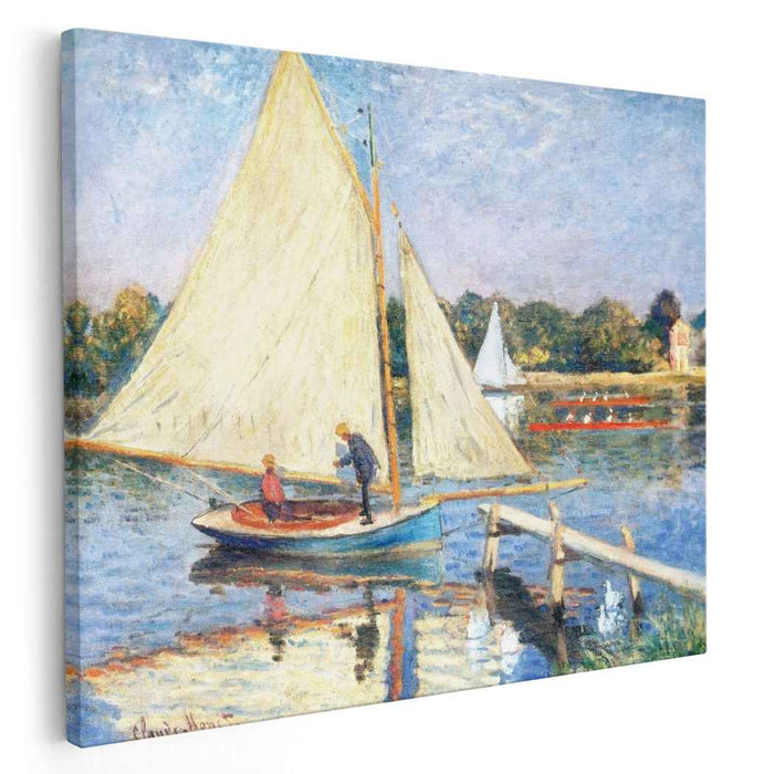 Boaters at Argenteuil (1874) by Claude Monet