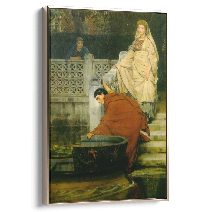 Boating (1868) by Sir Lawrence Alma-Tadema