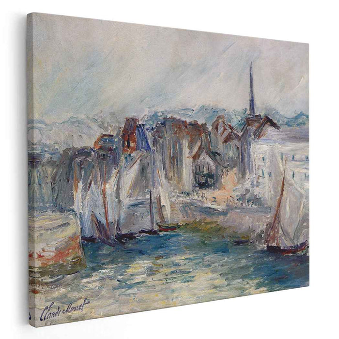 Boats in the Port of Honfleur (1917) by Claude Monet