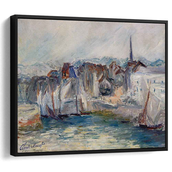 Boats in the Port of Honfleur (1917) by Claude Monet