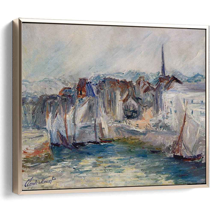 Boats in the Port of Honfleur (1917) by Claude Monet