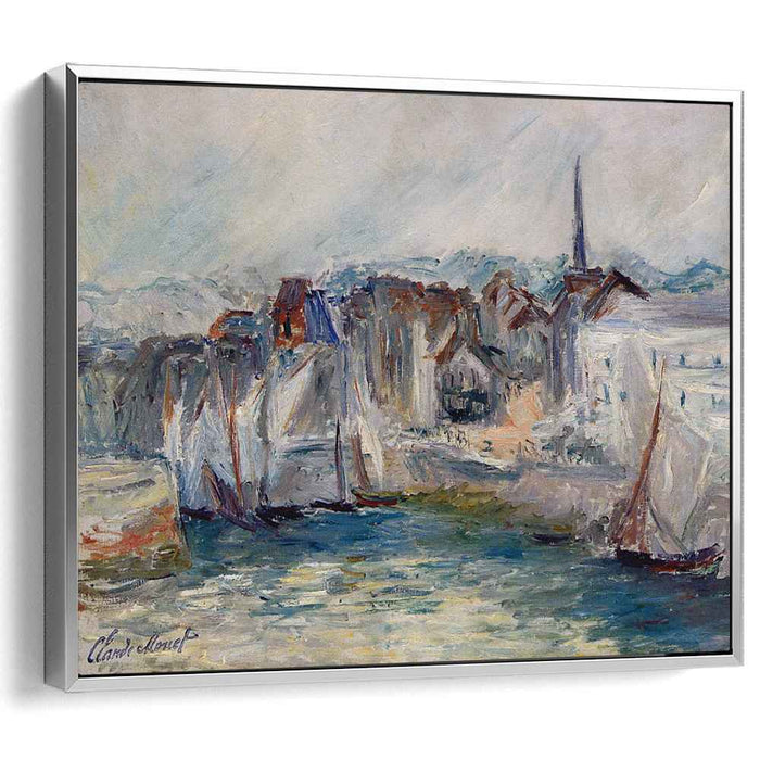 Boats in the Port of Honfleur (1917) by Claude Monet