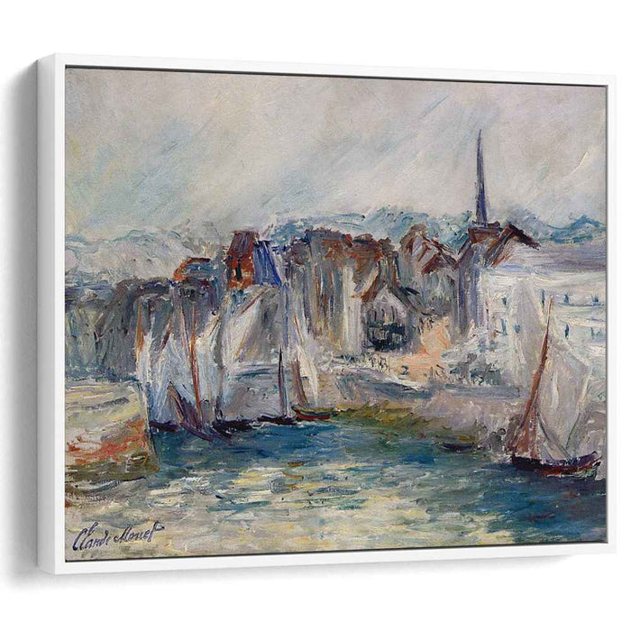 Boats in the Port of Honfleur (1917) by Claude Monet