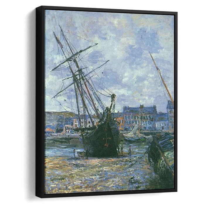 Boats Lying at Low Tide at Facamp (1881) by Claude Monet