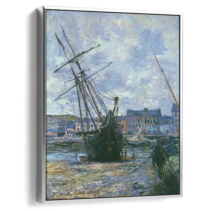 Boats Lying at Low Tide at Facamp (1881) by Claude Monet