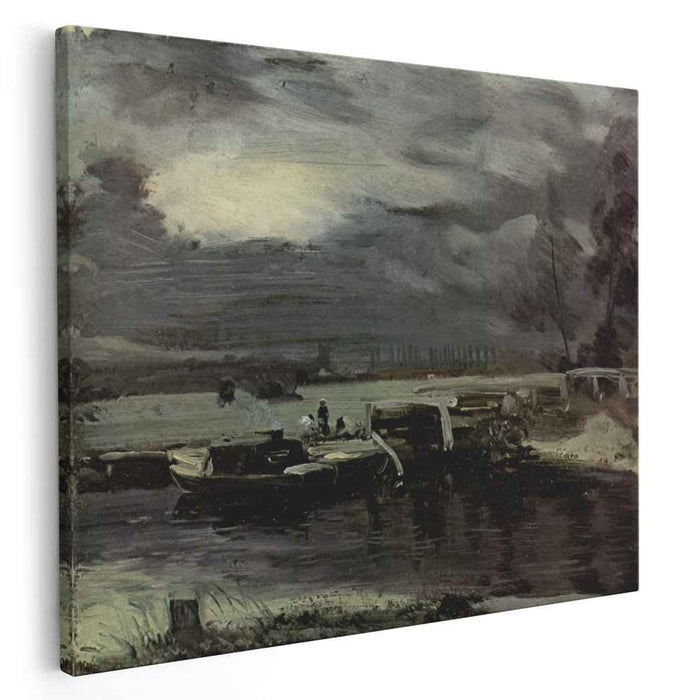 Boats on the Stour (1811) by John Constable