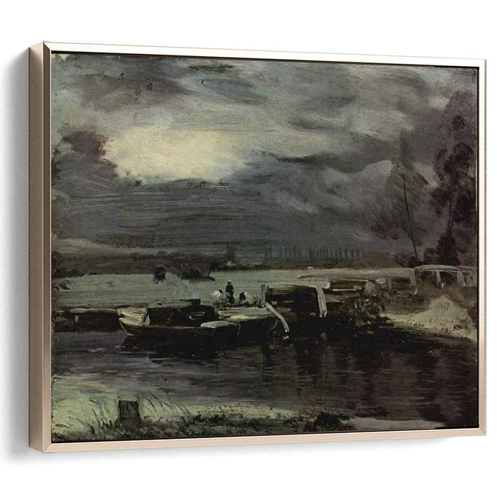 Boats on the Stour (1811) by John Constable