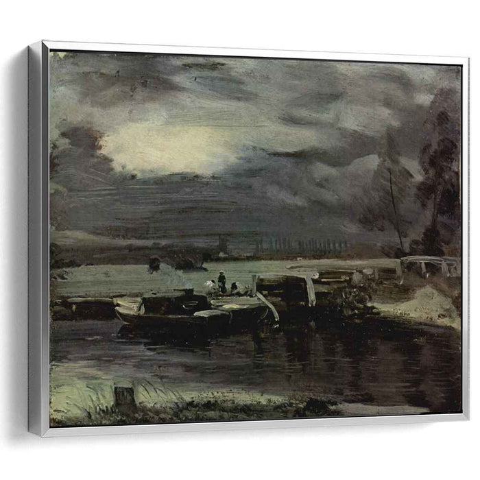 Boats on the Stour (1811) by John Constable