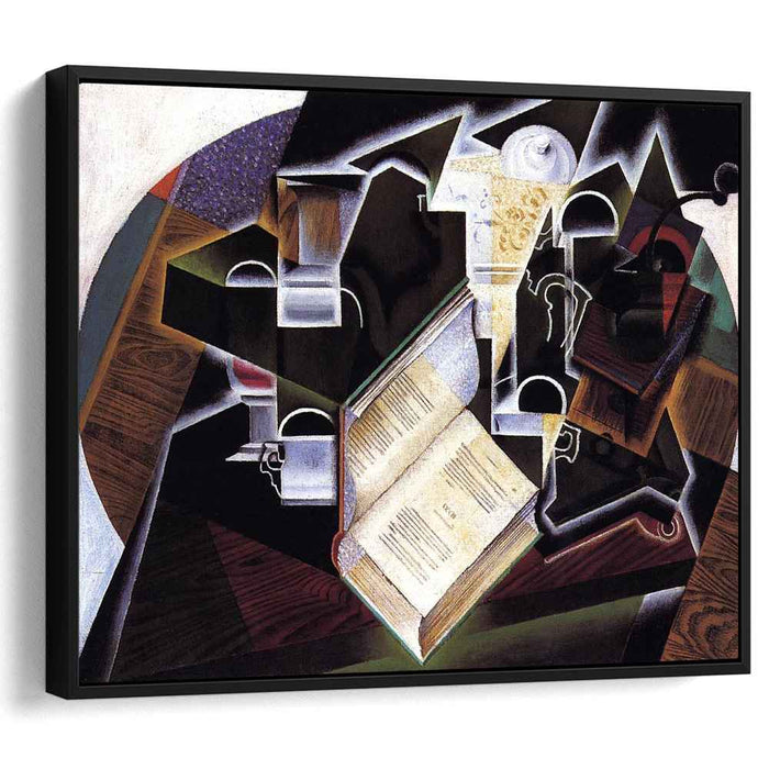 Book, Pipe and Glasses by Juan Gris