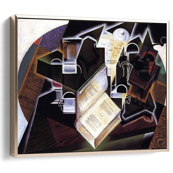 Book, Pipe and Glasses by Juan Gris