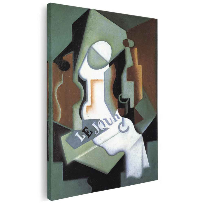 Bottle and Fruit Dish by Juan Gris