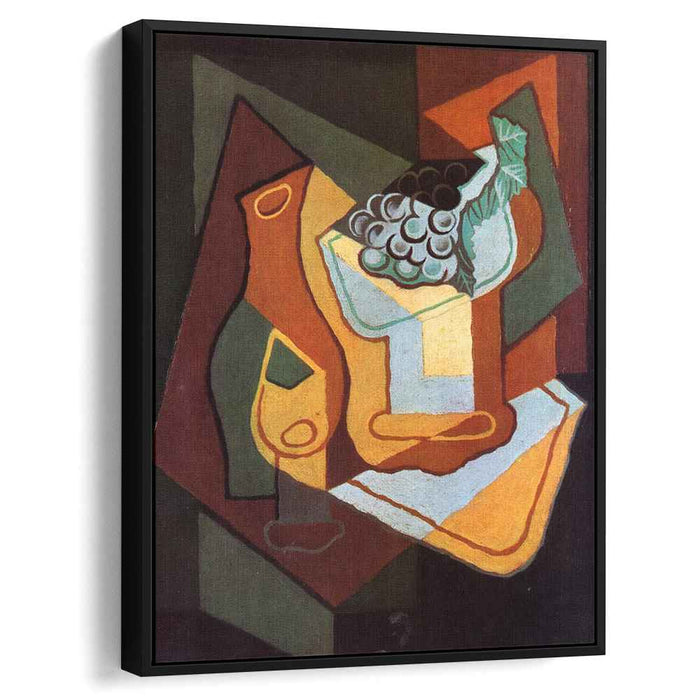 Bottle, Wine Glass and Fruit Bowl by Juan Gris