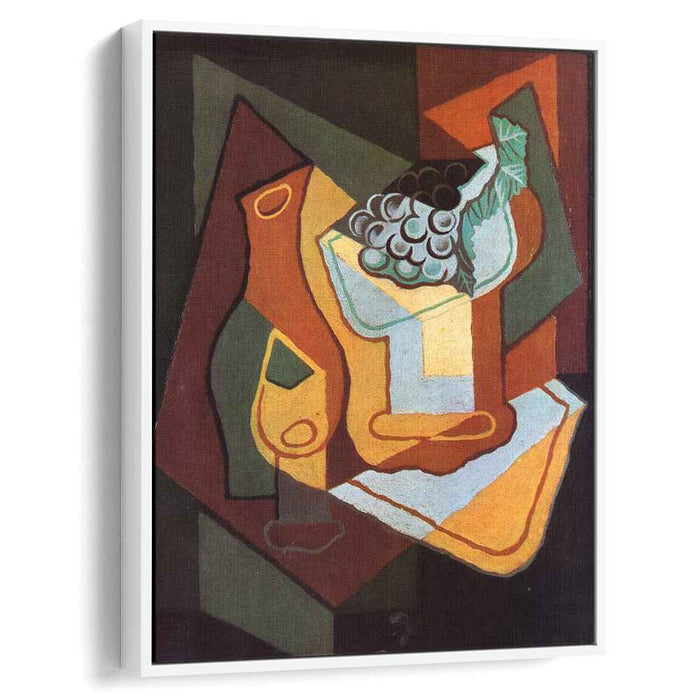 Bottle, Wine Glass and Fruit Bowl by Juan Gris