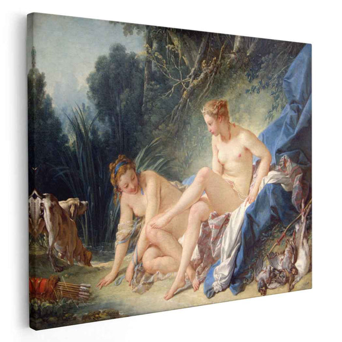 Diana getting out of her bath (1742) by Francois Boucher
