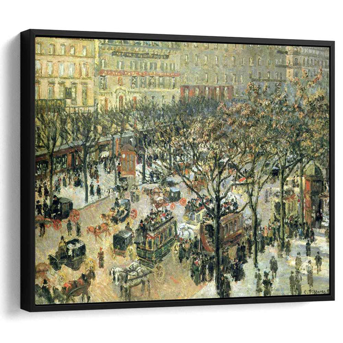 Boulevard des Italiens Morning, Sunlight by Camille Pissarro