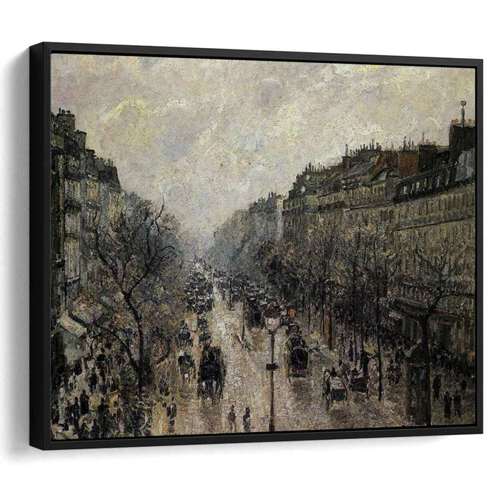 Boulevard Montmartre Foggy Morning (1897) by Camille Pissarro