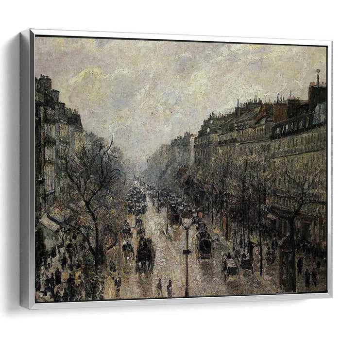 Boulevard Montmartre Foggy Morning (1897) by Camille Pissarro