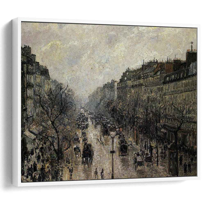 Boulevard Montmartre Foggy Morning (1897) by Camille Pissarro
