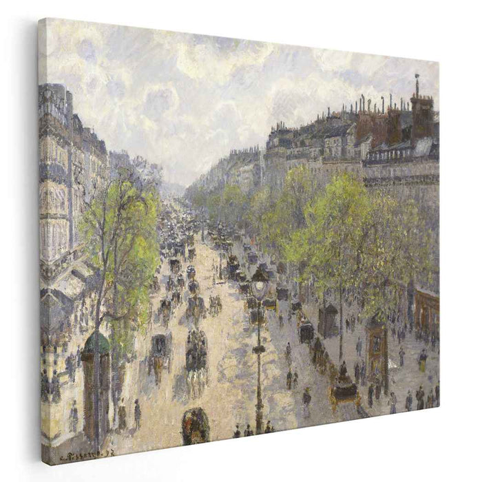 Boulevard Montmartre Spring (1897) by Camille Pissarro