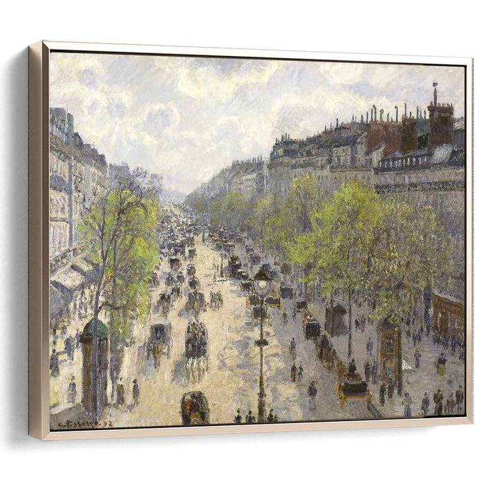 Boulevard Montmartre Spring (1897) by Camille Pissarro