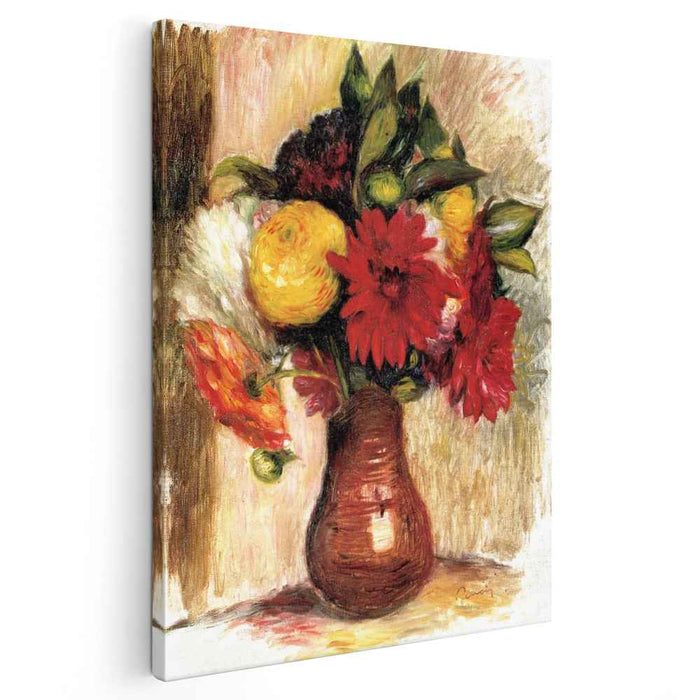 Bouquet of Flowers in an Earthenware Pitcher by Pierre-Auguste Renoir