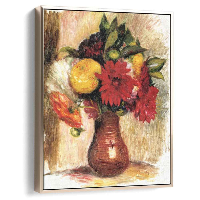 Bouquet of Flowers in an Earthenware Pitcher by Pierre-Auguste Renoir