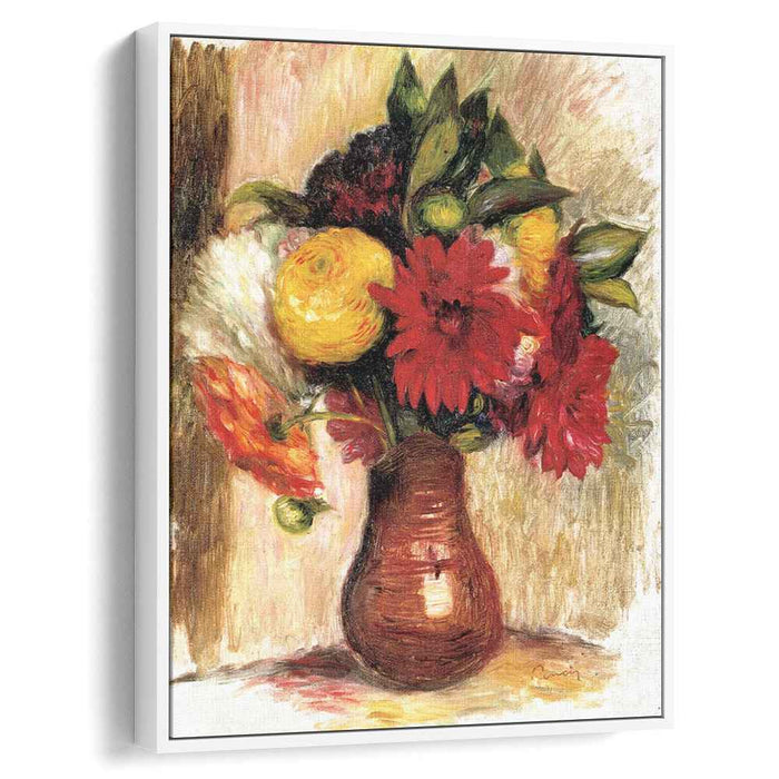 Bouquet of Flowers in an Earthenware Pitcher by Pierre-Auguste Renoir