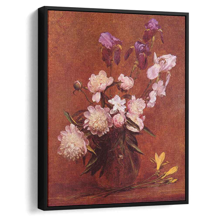 Bouquet of Peonies and Iris (1884) by Henri Fantin-Latour