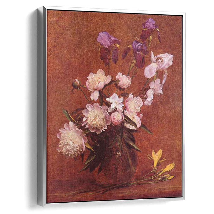 Bouquet of Peonies and Iris (1884) by Henri Fantin-Latour