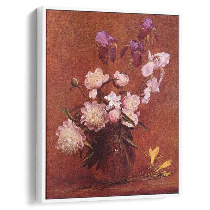 Bouquet of Peonies and Iris (1884) by Henri Fantin-Latour