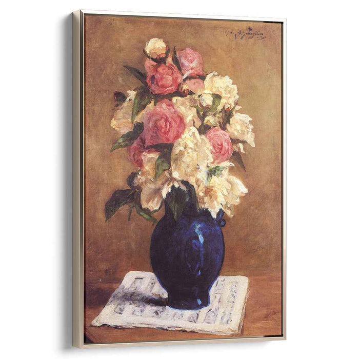Bouquet of Peonies on a Musical Score (1876) by Paul Gauguin